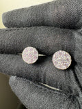 “Round Cluster Earrings” Moissanite S925