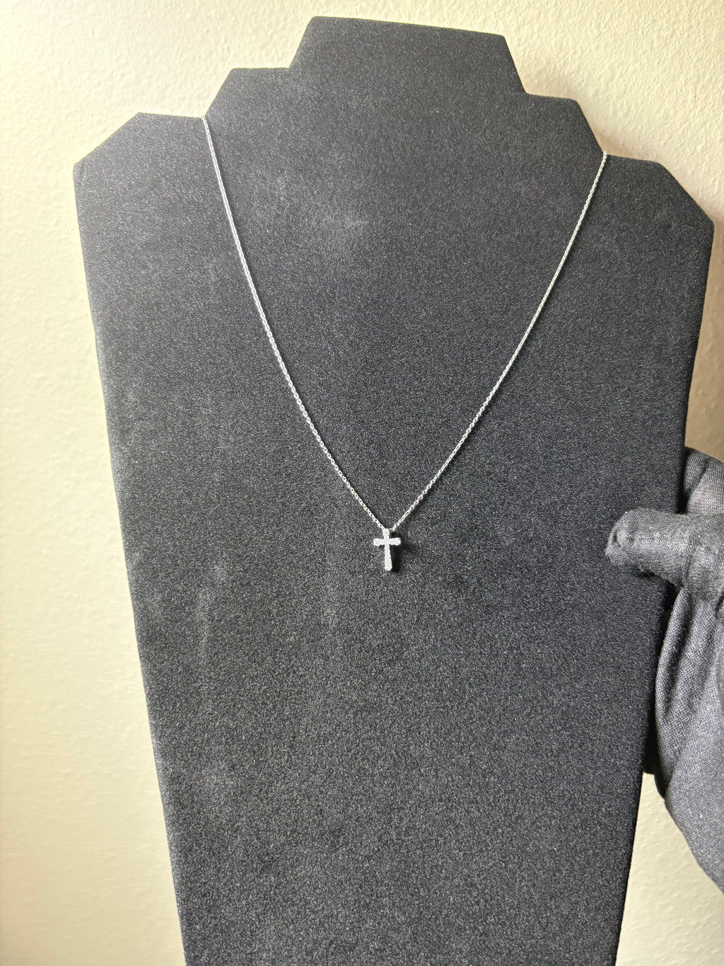 “Cross Necklace” Moissanite S925