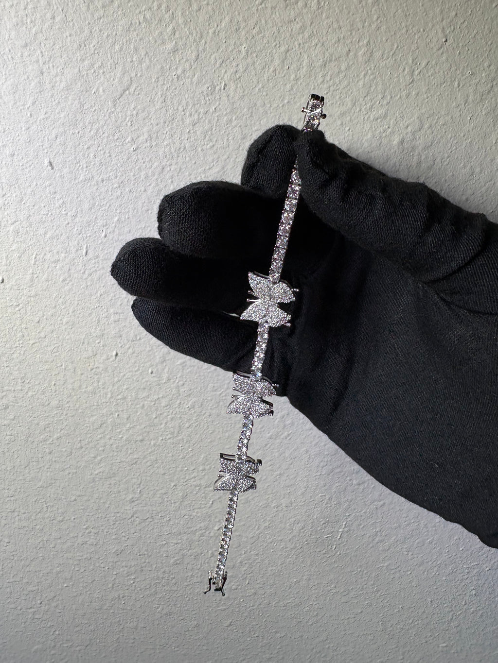 “Butterfly Tennis Bracelet” Moissanite S925