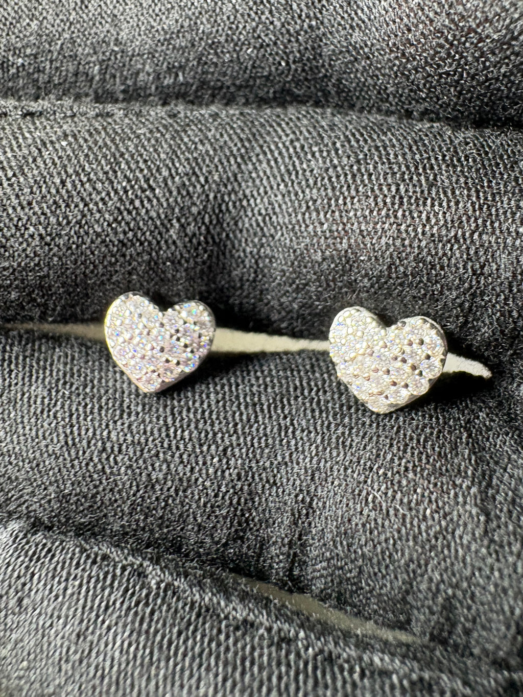 “Heart Earrings” Moissanite S925