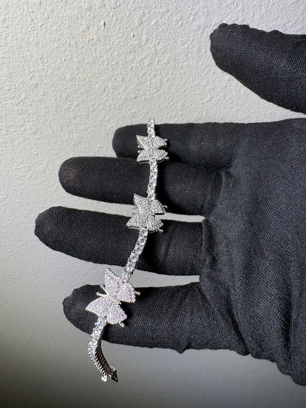“Butterfly Tennis Bracelet” Moissanite S925