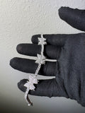 “Butterfly Tennis Bracelet” Moissanite S925